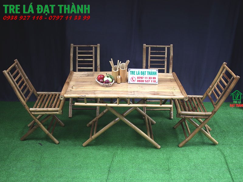 Bàn Ghế Tre Quán Nhậu - BGTQN009